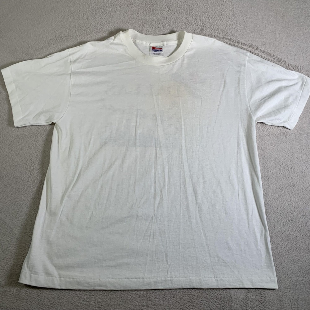 Vintage Dallas Dance Festival Shirt Mens Large White Hanes 50/50 Graphic 90s